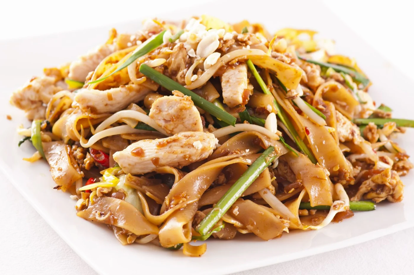 Flat rice noodles in the Crown One website gallery. Broader-menu photograph; no dim sum serving is established.